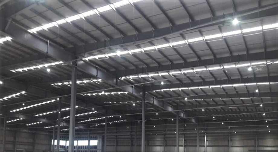 Lighting work @ B600 Building of Indospace Pollivakkam
